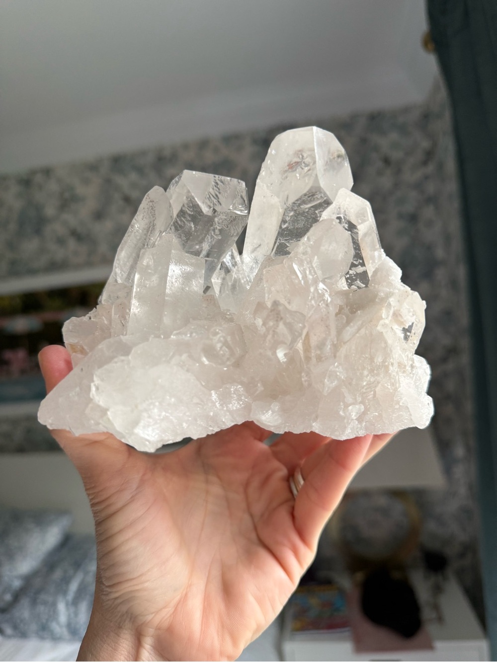 Beautiful Natural clear quartz cluster specimen from Brazil Natural Decor - Picture 7 of 12